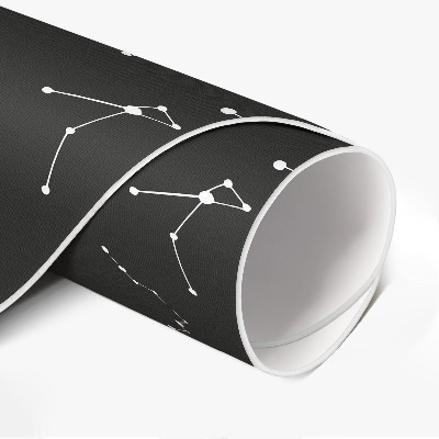 Pvc mat rond Sterrenbeelden horoscoop dierenriem kosmos