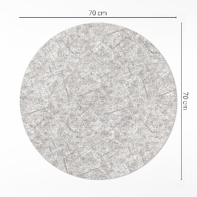 Vinyl vloerkleed rond Abstract patroon imitatiestof