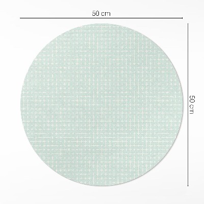 Vinyl vloerkleed rond Klein mozaïek geometrisch patroon