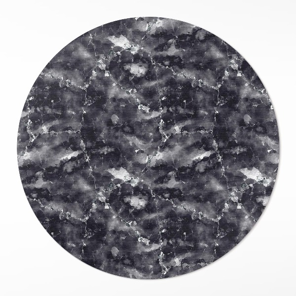 Pvc mat rond Decoratieve marmeren siersteen