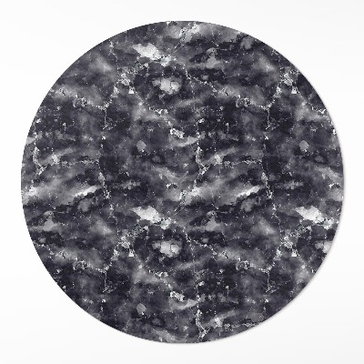 Pvc mat rond Decoratieve marmeren siersteen