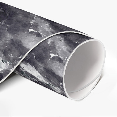 Pvc mat rond Decoratieve marmeren siersteen