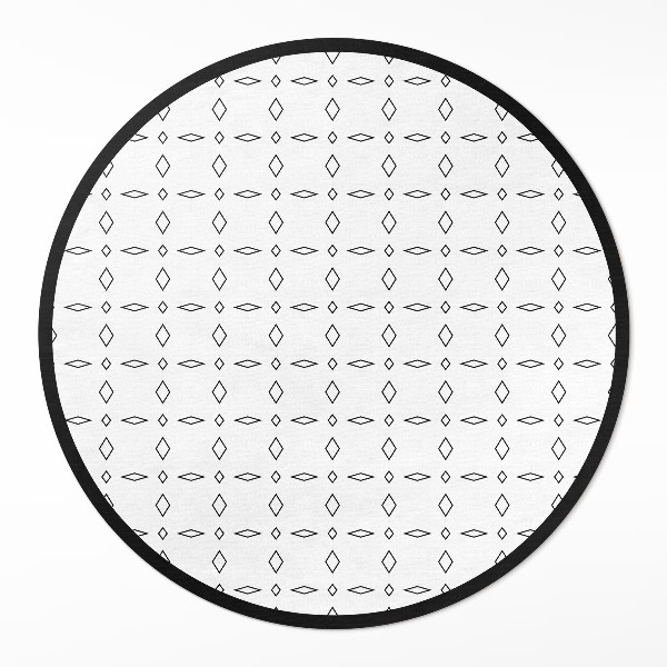 Vinyl vloerkleed rond Minimalistische moderne ornamenten