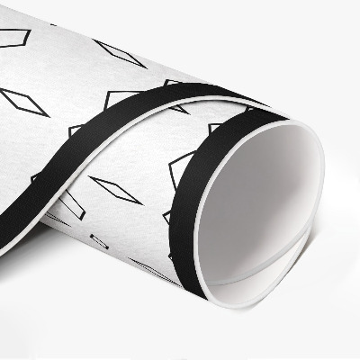 Vinyl vloerkleed rond Minimalistische moderne ornamenten