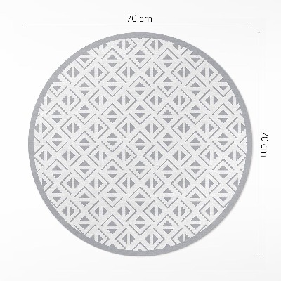 Pvc mat rond Geometrisch minimalistisch patroon