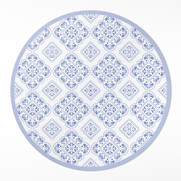 Pvc mat rond Mediterrane decoratieve tegels