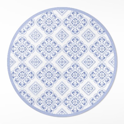 Pvc mat rond Mediterrane decoratieve tegels