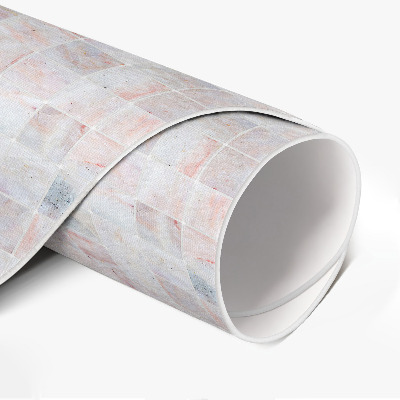 Rond pvc tapijt Kleine stenen mozaïektegels