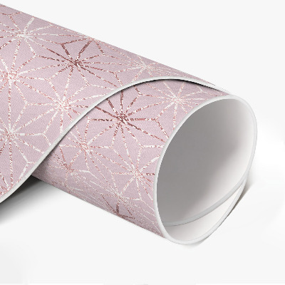 Vinyl vloerkleed rond Decoratief regelmatig patroon