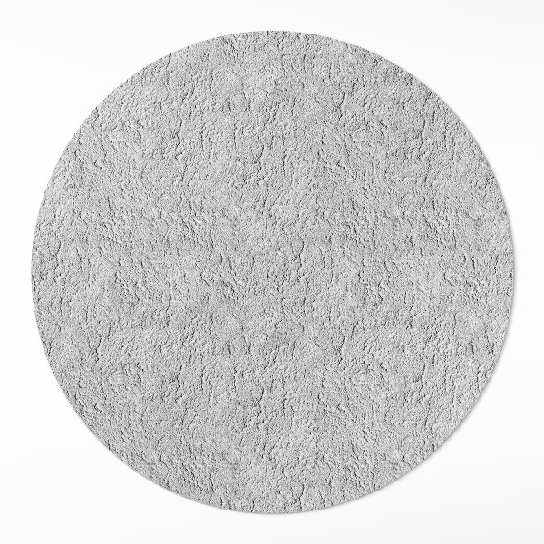 Pvc mat rond Ruwe textuur modieuze steen