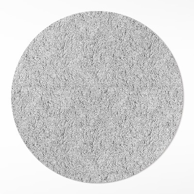 Pvc mat rond Ruwe textuur modieuze steen