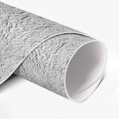 Pvc mat rond Ruwe textuur modieuze steen