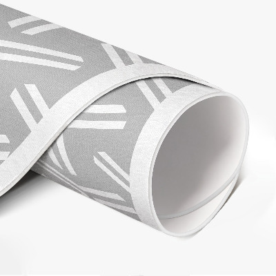 Pvc mat rond Regelmatig decoratief patroon