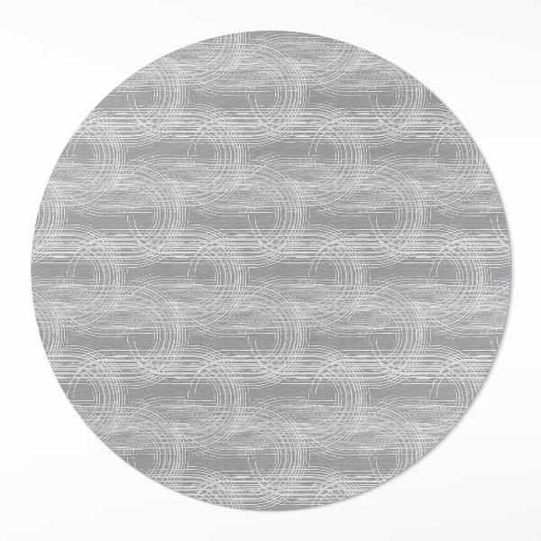 Rond pvc tapijt Regelmatige boho-stijl krassen