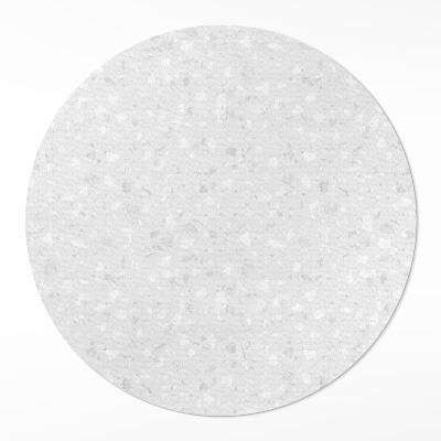 Pvc mat rond Lichte decoratieve steen, delicaat steengoed