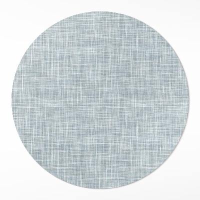 Pvc mat rond Linnen stof textuur abstract