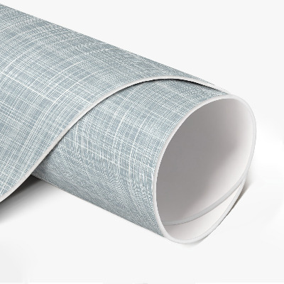 Pvc mat rond Linnen stof textuur abstract