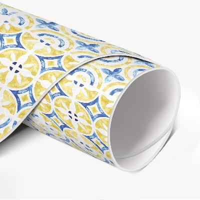 Rond pvc tapijt Spaanse mozaïektegels