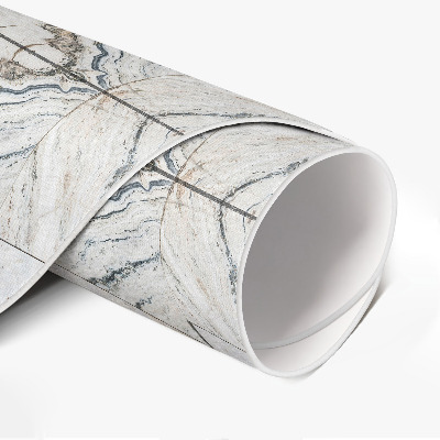 Vinyl vloerkleed rond Decoratieve stenen tegels