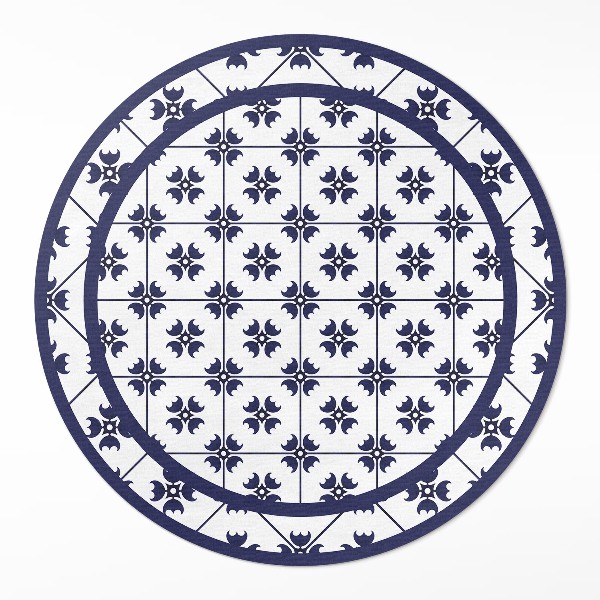 Vinyl vloerkleed rond Decoratieve mozaïek siertegels