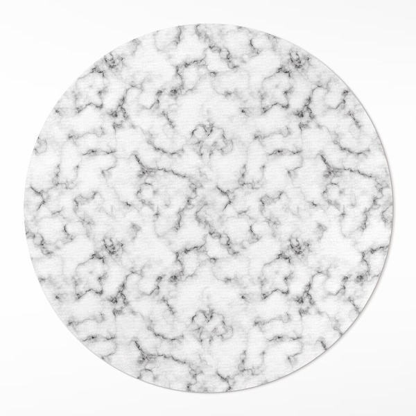 Pvc mat rond Abstracte steen stijlvolle marmer