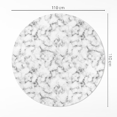 Pvc mat rond Abstracte steen stijlvolle marmer