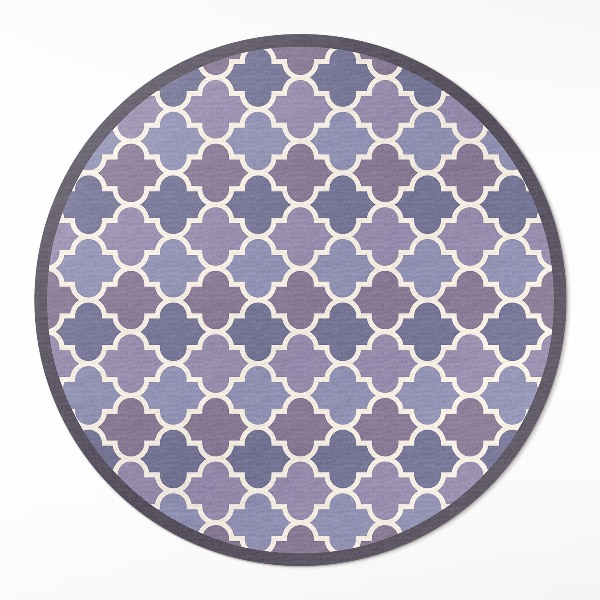 Pvc mat rond Stijlvolle tegels elegante mozaïek