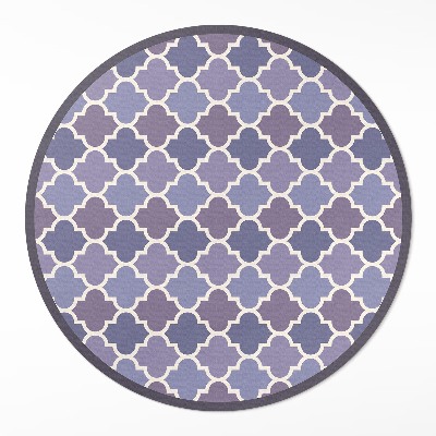 Pvc mat rond Stijlvolle tegels elegante mozaïek