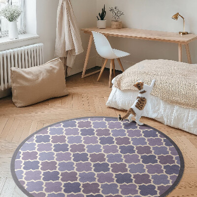 Pvc mat rond Stijlvolle tegels elegante mozaïek