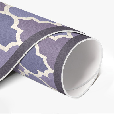 Pvc mat rond Stijlvolle tegels elegante mozaïek