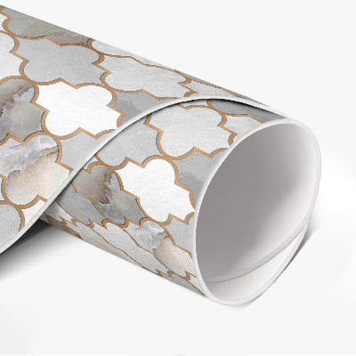 Rond pvc tapijt Modieuze stenen mozaïek stijlvolle tegels