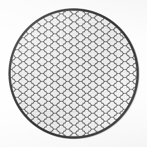 Vinyl vloerkleed rond Elegante mozaïek stijlvolle tegels