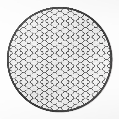 Vinyl vloerkleed rond Elegante mozaïek stijlvolle tegels