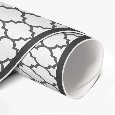 Vinyl vloerkleed rond Elegante mozaïek stijlvolle tegels