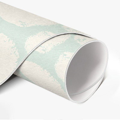 Rond pvc tapijt Abstracte geschilderde vlekken