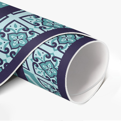 Rond pvc tapijt Decoratieve tegels in Spaanse stijl