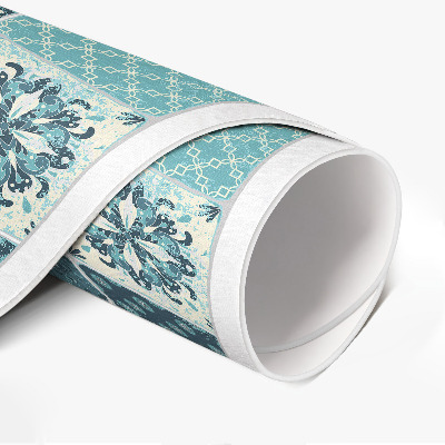 Pvc mat rond Gepatroneerde mozaïek decoratieve tegels