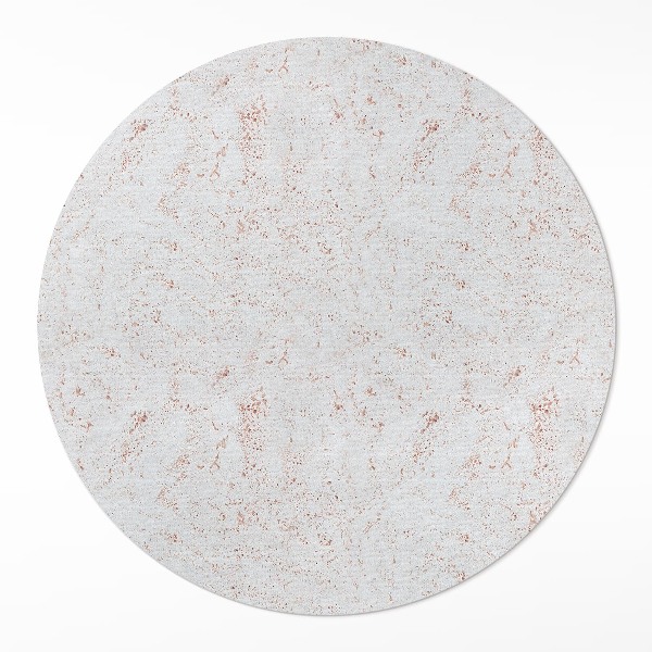 Vinyl vloerkleed rond Steentextuur decoratief beton