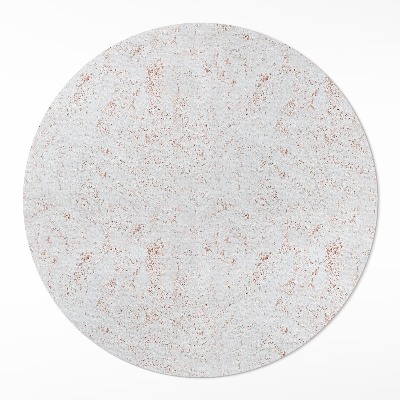 Vinyl vloerkleed rond Steentextuur decoratief beton