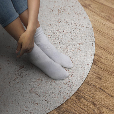 Vinyl vloerkleed rond Steentextuur decoratief beton