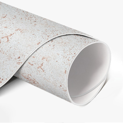 Vinyl vloerkleed rond Steentextuur decoratief beton