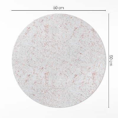 Vinyl vloerkleed rond Steentextuur decoratief beton