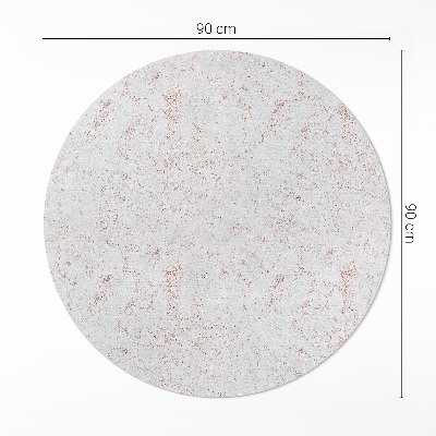 Vinyl vloerkleed rond Steentextuur decoratief beton