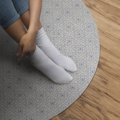 Pvc mat rond Fijne mozaïek sierlijke details