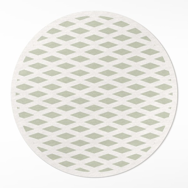Vinyl vloerkleed rond Minimalistisch geometrisch patroon