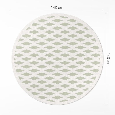 Vinyl vloerkleed rond Minimalistisch geometrisch patroon