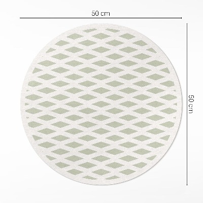 Vinyl vloerkleed rond Minimalistisch geometrisch patroon