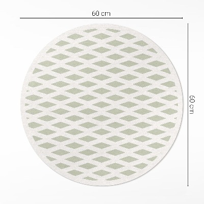 Vinyl vloerkleed rond Minimalistisch geometrisch patroon
