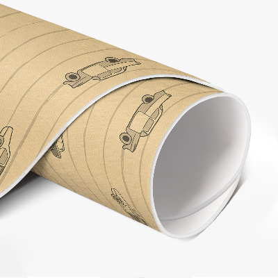 Pvc mat rond Oude retro oldtimers