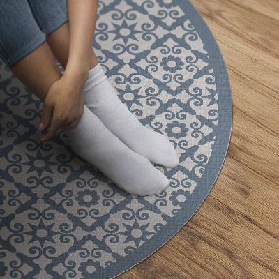 Rond pvc tapijt Decoratieve mozaïektegels